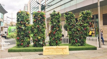 Powerful pop-up installation in Manchester shows how #HIVHasChanged