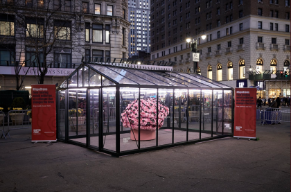 Brain Sculpture Made from Flowers Illustrates How Opioid Addiction Works