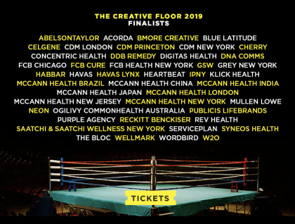 The Creative Floor Healthcare Awards 2019 Finalists announced