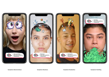 Snapchat campaign helps teens raise awareness of brain tumour symptoms