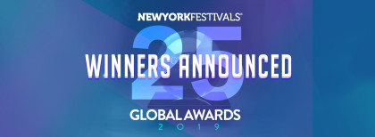 New York Festivals 2019 Global Awards Announces Winners