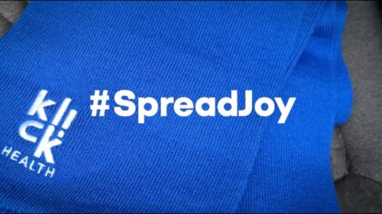 Klick Health Employees #SpreadJoy to People Across North America