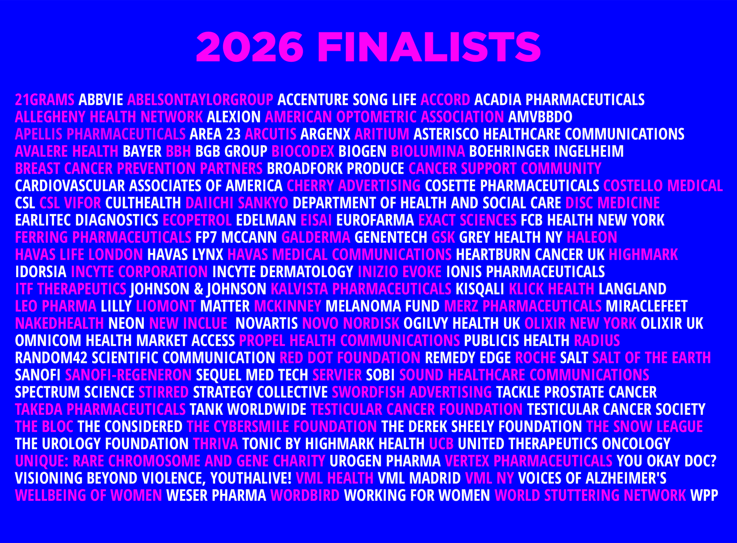 The Creative Floor Awards 2026 finalists announced, with a redesigned Brick Award